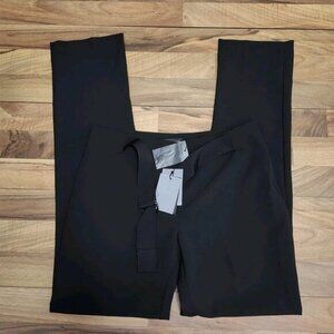 NWT Cop Copine Ransai Belted Straight Cut Trouser Pants‎ Size 40/24US NOIR